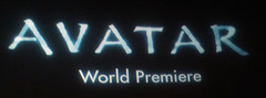 Avatar World Premiere screen on Filmstalker's Flickr